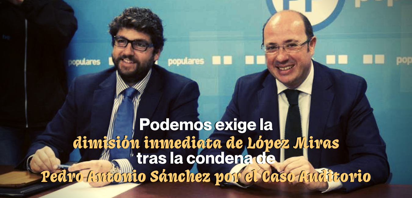 Pedro Antonio Sánchez condenado